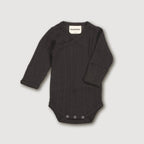 Baby Merino Rib Long-Sleeve Bodysuit – Storm