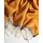 Venezia Wool Throw – Yellow