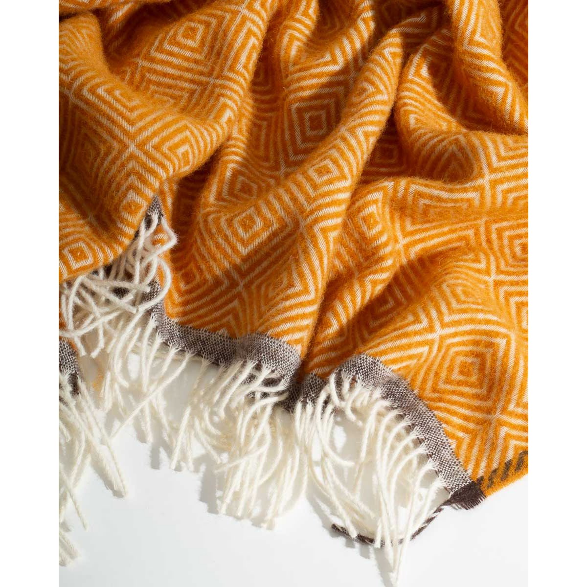 Venezia Wool Throw – Yellow