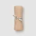Merino Rib Swaddle Blanket – Fawn Stripe