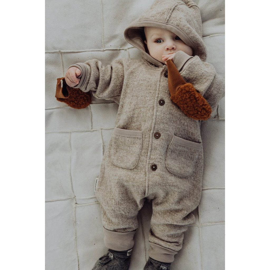 Baby Merino Onepiece – Sand
