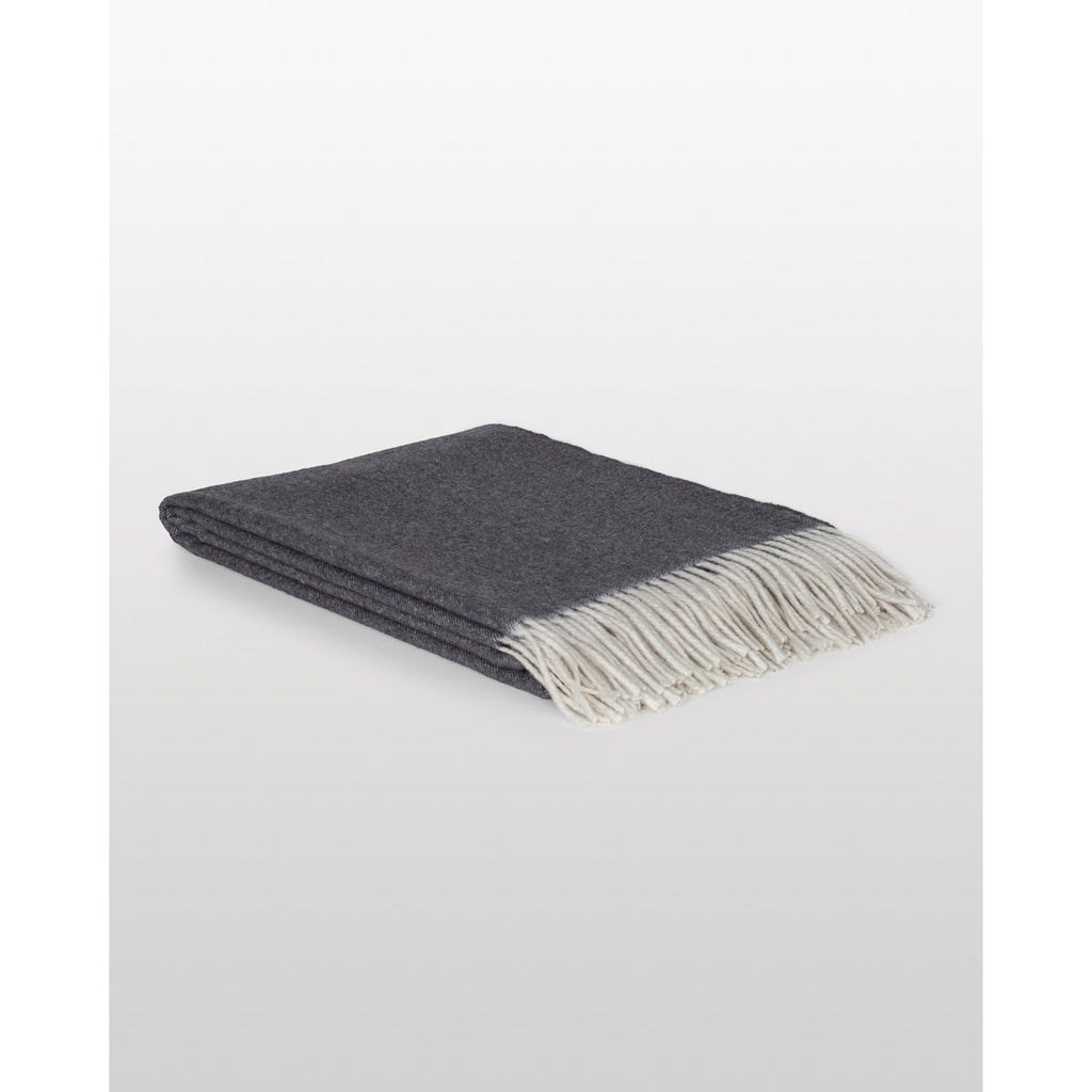 Tibet Cashmere & Merino Throw – Dark Grey