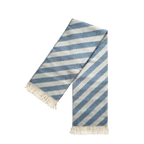 Filip Jacquard Wool Throw – Blue, 130 × 180 cm