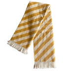 Filip Jacquard Wool Throw – Yellow, 130 × 180 cm