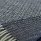 Sienna Wool Throw – Blue