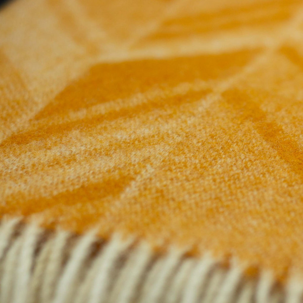 Verona Wool Throw – Yellow