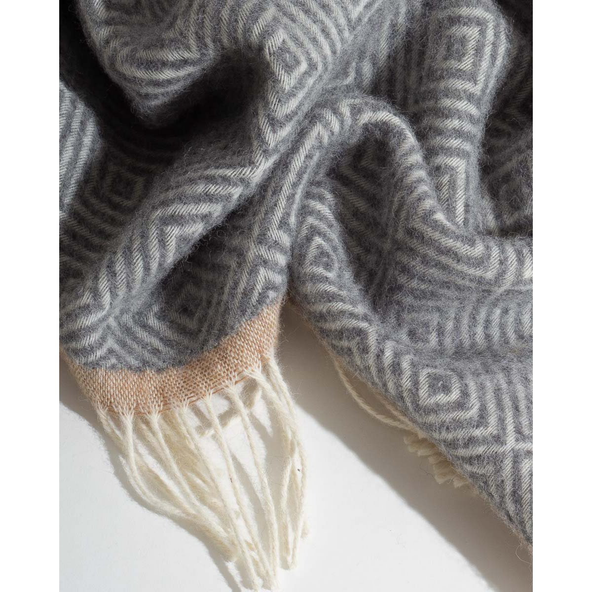 Venezia Wool Throw – Grey