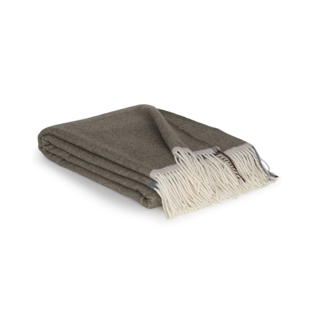 Milano Merino & Cashmere Throw – Verde