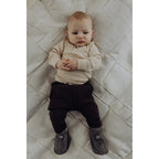 Merino Baby Booties – Storm
