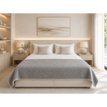 Wool Bed Runner – Wild Dove, 130 × 250 cm