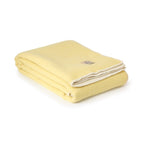 Wool Bed Runner – Lemon, 130 × 250 cm
