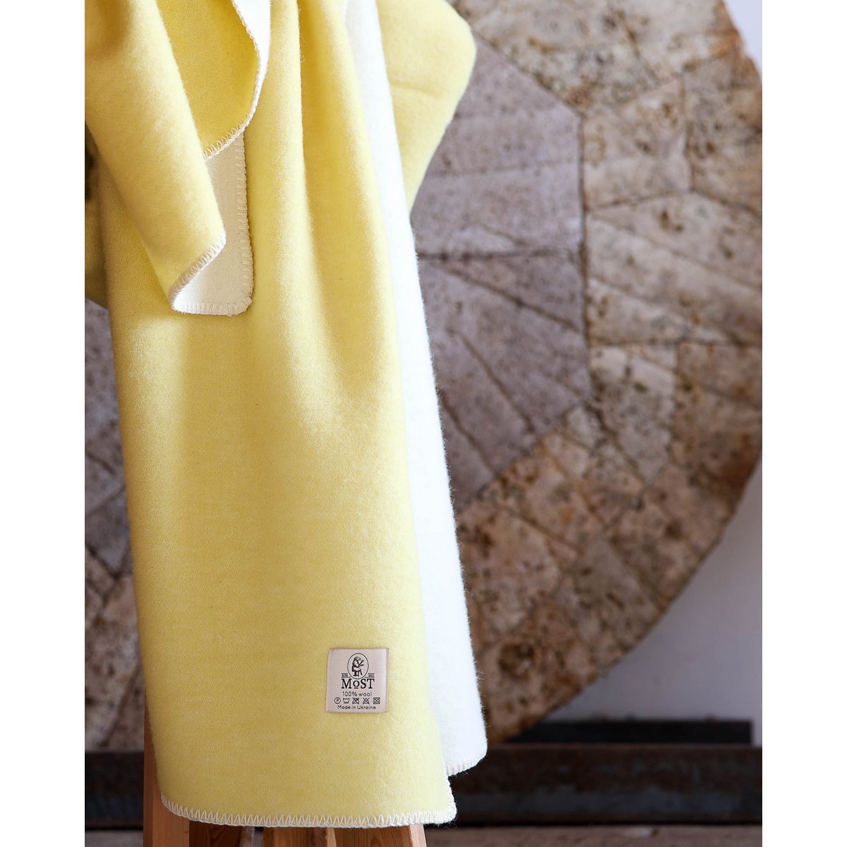 New Zealand Wool Bed Blanket – Lemon