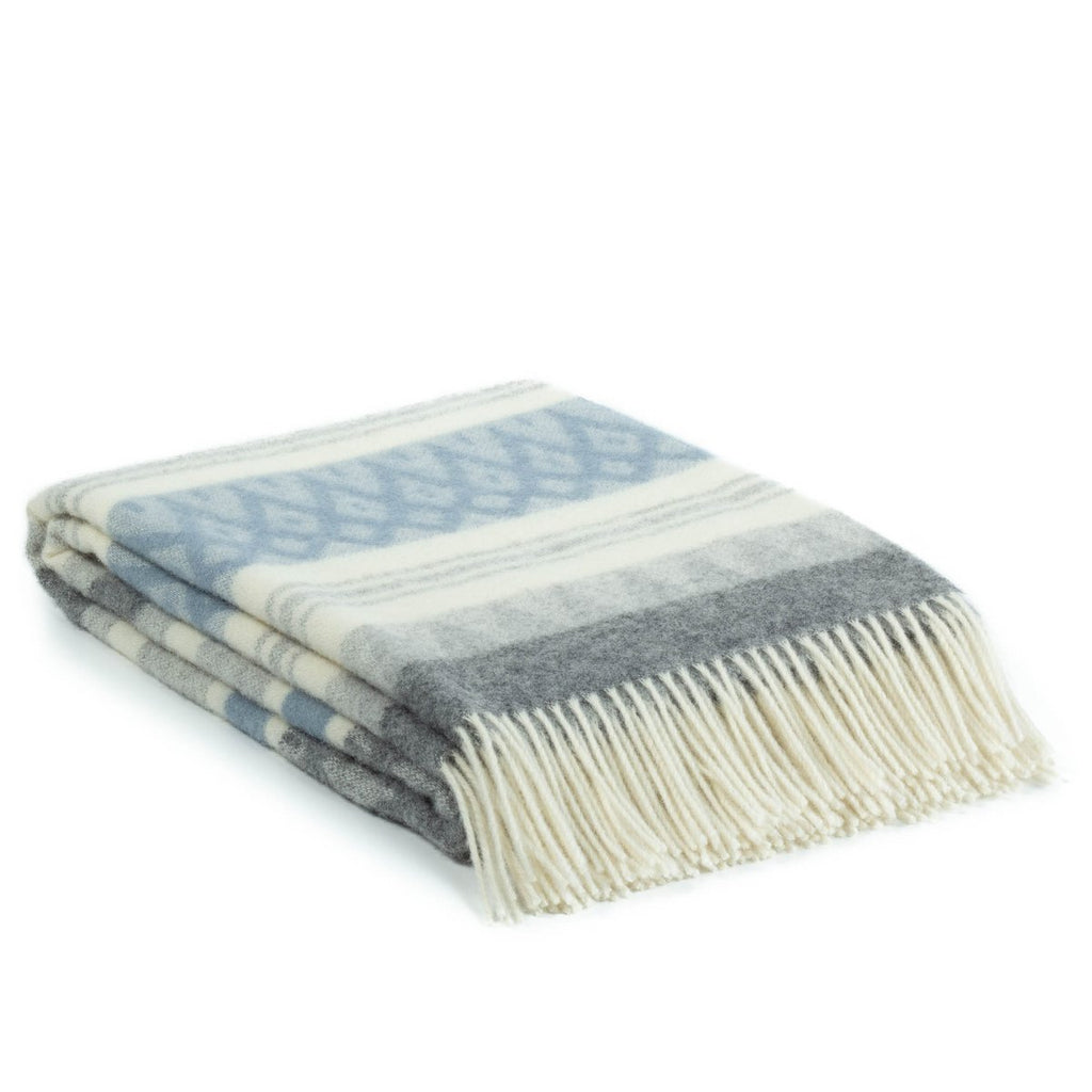 Ugle Wool Throw – Blue