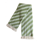 Filip Jacquard Wool Throw – Green, 130 × 180 cm