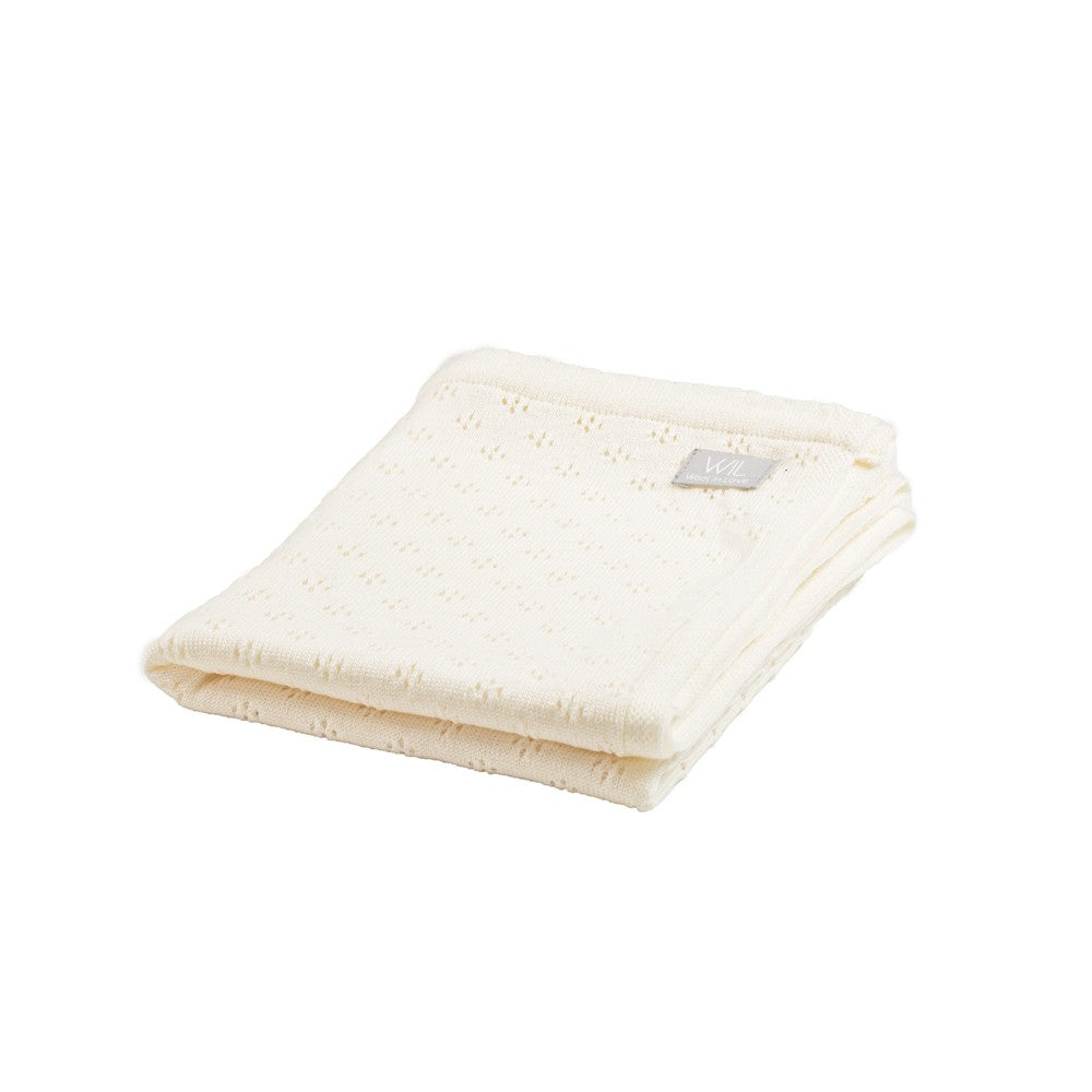 Merino wool baby blanket LOVE