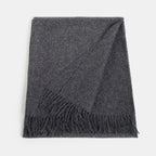 Natural Baby Alpaca Maxi-Scarf with Fringes